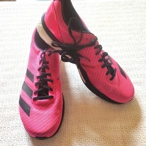 Adidas ADIZERO BOSTON‎ 8 Boost Pink/Black Continental Sz. 10.5 Athletic Shoes